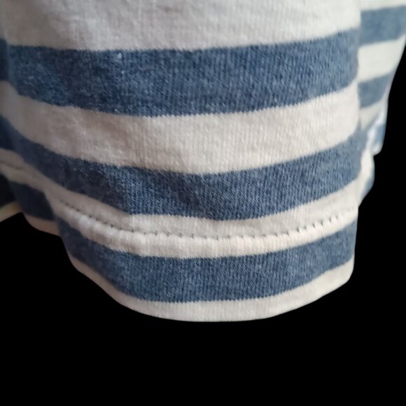 Vintage Men's T-shirt Large Single Stitch 90's Grunge Striped Ringer USA Cobain - Picture 3 of 8